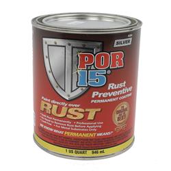 POR-15 45408 Rust Preventive Paint Semi Gloss Black Pint