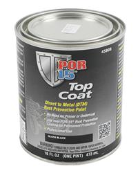 POR-15 BlackCote Paint 1 Pint Gloss Black 45808