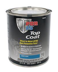 POR-15 Top Coat Paint 1 Quart Gloss Blue 46404