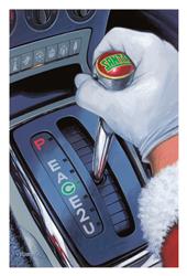 Santa Gear Selector Christmas Cards--Set of 10 CC10902