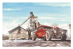 Hotrod at the Feed Mill Christmas Cards—Set of 10 CC11205