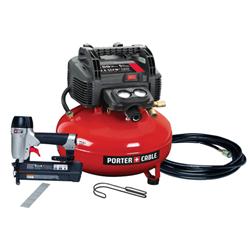 Porter Cable 18 Gauge Brad Nailer and Compressor Combo Kits PCFP12236