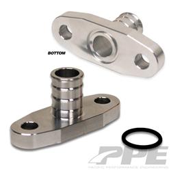 Pacific Performance Engineering Turbocharger Oil Drain Fittings