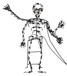 Dancing Skeleton Animotion Light Display 90075