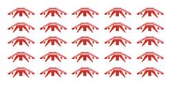 Precision Replacement Parts Windshield Molding Clip Kits for 1990-1993 ACCORD - 2102 035/25
