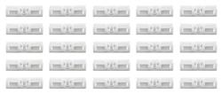Precision Replacement Parts Windshield Molding Clip Kits 2107 007/25