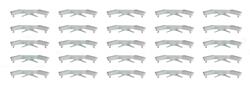 Precision Replacement Parts Windshield Molding Clip Kits for 1988 GALANT, 1989-1990 SIGMA - 2204 005/25
