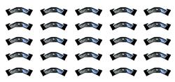 Precision Replacement Parts Windshield Molding Clip Kits for 1984-1989 4RUNNER, 1984-1988 PICKUP - 2206 012/25