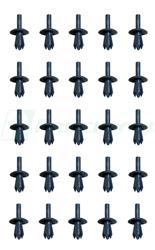 Precision Replacement Parts - Interior Trim Panel Fasteners for 1970-1972 240Z, 1974-1975 260Z, 1975-1978 280Z - 6105 002/25 BLU