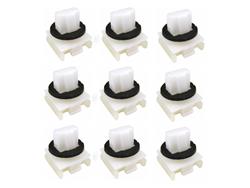 Precision Replacement Parts - Weatherstrip Seal Fasteners for 1997-2002 EXPEDITION, 1997-2004 F-150, 2004 F-150 HERITAGE - CFK-1256-97