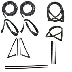 Precision Replacement Parts Weatherstrip Seals, Vehicle Kits CWK 1117 67