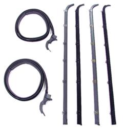 Precision Replacement Parts Beltline Molding and Glass Run Channels for 1984-1990 BRONCO II, 1983-1992 RANGER - WFK 2111 83