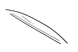 Precision Replacement Parts Windshield Moldings for 1999-2006 GOLF - WKT F2115