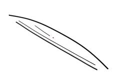 Precision Replacement Parts Windshield Moldings for 1999-2006 GOLF - WKT F2115