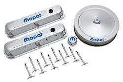 Proform Engine Dress-Up Kit Chro Me w/Blue Mopar 440-900