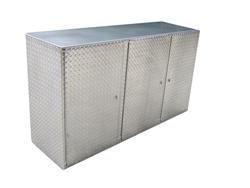 Pit Posse Diamond Plate Base Cabinets 9016