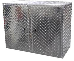 Pit Posse Diamond Plate Wall Cabinets