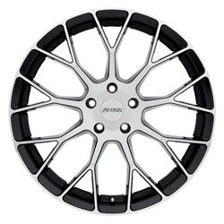 Petrol Wheel P2B Gloss Black Wheels with Machined Cut Face 16x7