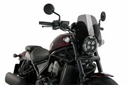 Puig Naked New Generation Sport Windscreens for 2021-2023 CMX1100 REBEL 1100, 2021-2025 CMX1100 REBEL 1100 DCT - 20819F