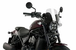 Puig Naked New Generation Sport Windscreens for 2021-2023 CMX1100 REBEL 1100, 2021-2025 CMX1100 REBEL 1100 DCT - 20819W