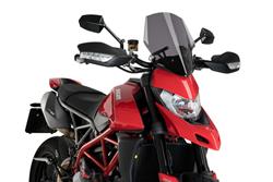 Puig Naked New Generation Sport Windscreens for 2019-2024 HYPERMOTARD 950, HYPERMOTARD 950 SP, 2021-2023 HYPERMOTARD 950 RVE - 3634F