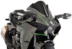 Puig Z-Racing Windscreens for 2015-2022 ZX1000 NINJA H2, ZX1000 NINJA H2R, 2017-2022 ZX1000 NINJA H2 CARBON - 7631N