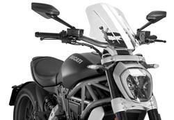 Puig Naked New Generation Touring Windscreens for 2016-2018 XDIAVEL, XDIAVEL S - 8922W