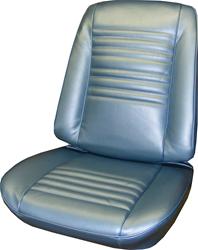 PUI Interiors Seat Covers for 1967 CHEVELLE, EL CAMINO - 67AS10U