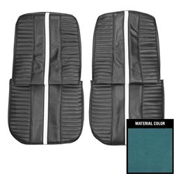 PUI Interiors Seat Covers for 1967 CHEVY II - 67XS14U