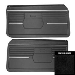 PUI Interiors Platinum Edition Inner Door Panels for 1968 CAMARO - 68FD10-P