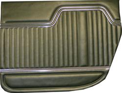 PUI Interiors Inner Door Panels for 1970 CHEVELLE - 70AD4D24S