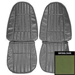 PUI Interiors Seat Covers for 1971-1972 CAMARO - 71FS19U