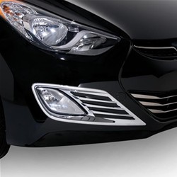 Putco Chrome Fog Lamp Trim Covers for 2007-2017 WRANGLER, 2018 WRANGLER JK - 400508