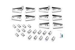 Putco Door Hinge Covers for 2009-2010 FJ CRUISER, 2007-2017 WRANGLER, 2018 WRANGLER JK - 401271
