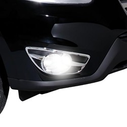 Putco Chrome Fog Lamp Trim Covers for 2007-2013 SANTA FE - 401784