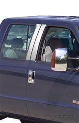Putco Stainless Steel Pillar Post Trim Covers for 1999-2007 F-250 SUPER DUTY, F-350 SUPER DUTY - 402600