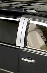 Putco Stainless Steel Pillar Post Trim Covers for 2007-2014 ESCALADE ESV, 2007-2013 ESCALADE EXT - 402611