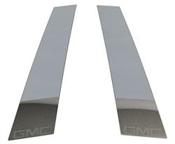 Putco Stainless Steel Pillar Post Trim Covers for 2015-2020 YUKON, YUKON XL - 402617GM-2S