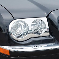Putco Chrome Headlight Trim Sets for 2008-2010 LAND CRUISER - 403503