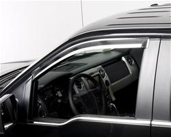 Putco Element Chrome Window Visors for 2009-2014 F-150 - 480151
