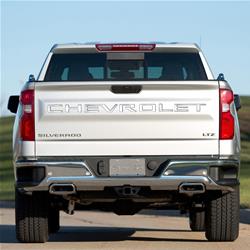 Putco Stainless Steel Tailgate Lettering Kits for 2020-2021 SILVERADO 3500 HD, SILVERADO 2500 HD, 2019-2025 SILVERADO 1500 - 55551GM