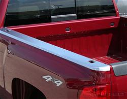 Putco Skins NeverRust Stainless Steel Bed Rail Caps for 2007-2013 SILVERADO 1500, 2007-2014 SILVERADO 2500 HD - 59590