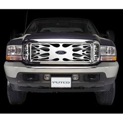 Putco Flaming Inferno Stainless Steel Grilles for 1999-2004 F-150, 2004 F-150 HERITAGE, 1999 F-250 - 89112