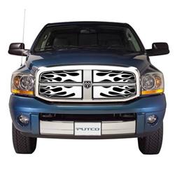 Putco Flaming Inferno Stainless Steel Grilles for 2006-2008 RAM 1500, RAM 2500, RAM 3500 - 89156