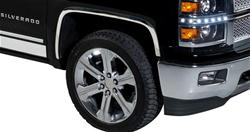 Putco NeveRust Stainless Steel Fender Trim Kits for 2014-2015 SILVERADO 1500 - 97295