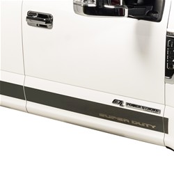 Putco Rocker Panels for 2017-2022 F-250 SUPER DUTY, 2017-2021 F-350 SUPER DUTY - 9751464BPFD