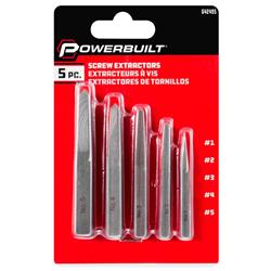 Powerbuilt Tools Screw and Stud Extractor Tools 642495