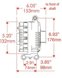 Powermaster Street Alternators 7767