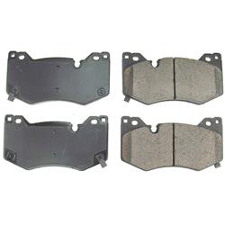 PowerStop Z16 Evolution Clean Ride Ceramic Brake Pads for 2020-2024 CORVETTE, 2020-2022 CT4, 2020-2021 CT5 - 16-8009