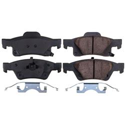 PowerStop Z17 Evolution Plus Brake Pads for 2021-2024 DURANGO, 2021 GRAND CHEROKEE, 2022 GRAND CHEROKEE WK - 17-1498N